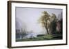 King River Canyon, California-Albert Bierstadt-Framed Art Print