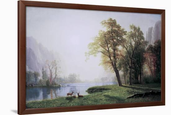 King River Canyon, California-Albert Bierstadt-Framed Art Print