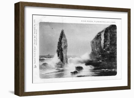 King Rock, Flamborough Head, East Riding, Yorkshire, 1903-Raphael Tuck-Framed Giclee Print