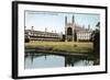 King's and Clare Colleges, Cambridge, Cambridgeshire, Early 20th Century-E Dennis-Framed Giclee Print