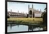 King's and Clare Colleges, Cambridge, Cambridgeshire, Early 20th Century-E Dennis-Framed Giclee Print
