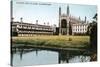 King's and Clare Colleges, Cambridge, Cambridgeshire, Early 20th Century-E Dennis-Stretched Canvas