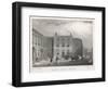 King's Bench Prison London Mainly for Debtors-Thomas H Shepherd-Framed Art Print