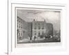 King's Bench Prison London Mainly for Debtors-Thomas H Shepherd-Framed Art Print