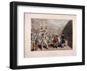 King's Bench Prison, Southwark, London, C1825-Theodore Lane-Framed Premium Giclee Print