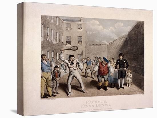 King's Bench Prison, Southwark, London, C1825-Theodore Lane-Stretched Canvas