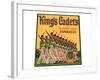 King's Cadets Brand California Green Asparagus-null-Framed Art Print