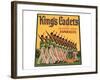 King's Cadets Brand California Green Asparagus-null-Framed Art Print