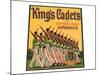 King's Cadets Brand California Green Asparagus-null-Mounted Art Print