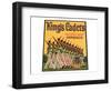 King's Cadets Brand California Green Asparagus-null-Framed Art Print