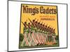 King's Cadets Brand California Green Asparagus-null-Mounted Art Print