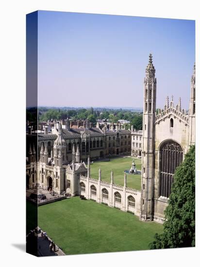 King's College and Chapel, Cambridge, Cambridgeshire, England, United Kingdom-Roy Rainford-Stretched Canvas