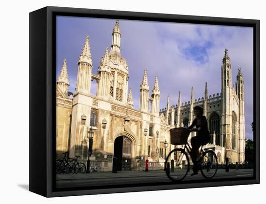King's College, Cambridge, East Anglia, England-Steve Vidler-Framed Stretched Canvas