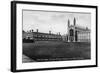 King's College Chapel and Clare College, Cambridge, Cambridgeshire, Late 19th Century-Francis & Co Frith-Framed Giclee Print