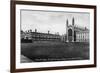 King's College Chapel and Clare College, Cambridge, Cambridgeshire, Late 19th Century-Francis & Co Frith-Framed Giclee Print