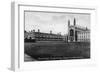 King's College Chapel and Clare College, Cambridge, Cambridgeshire, Late 19th Century-Francis & Co Frith-Framed Giclee Print