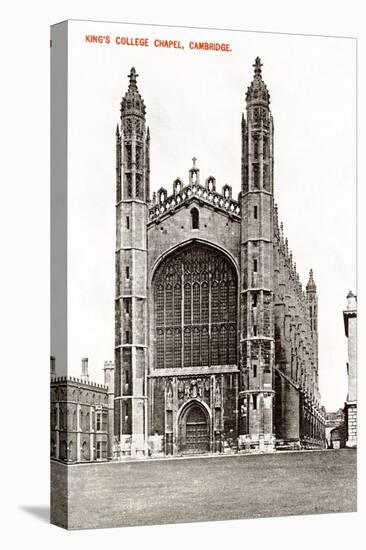 King's College Chapel, Cambridge, 1908-null-Stretched Canvas
