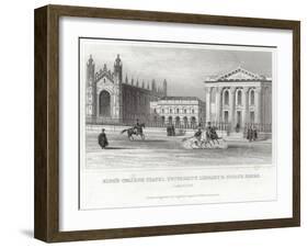 King's College Chapel, University Library and Senate House, Cambridge-null-Framed Giclee Print