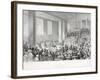 King's College, from 'London Interiors with their Costumes and Ceremonies'-Thomas Hosmer Shepherd-Framed Giclee Print