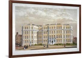 King's College Hospital, Carey Street, Westminster, London, C1840-null-Framed Giclee Print