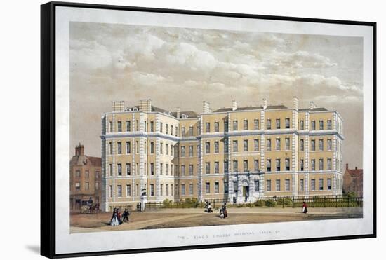 King's College Hospital, Carey Street, Westminster, London, C1840-null-Framed Stretched Canvas