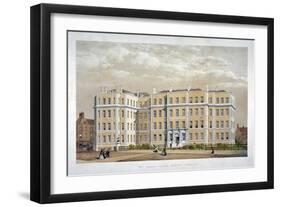 King's College Hospital, Carey Street, Westminster, London, C1840-null-Framed Giclee Print