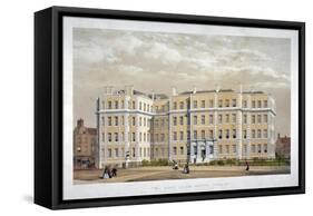 King's College Hospital, Carey Street, Westminster, London, C1840-null-Framed Stretched Canvas