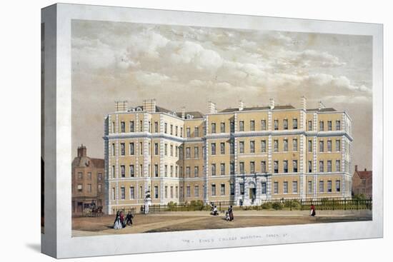 King's College Hospital, Carey Street, Westminster, London, C1840-null-Stretched Canvas