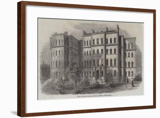 King's College Hospital, Portugal-Street, Lincoln's Inn-null-Framed Giclee Print