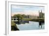 King's College, King's College Chapel and Clare College, Cambridge, Early 20th Century-null-Framed Giclee Print