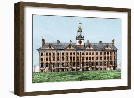 King's College (Now Columbia University), New York City, 1700s-null-Framed Giclee Print