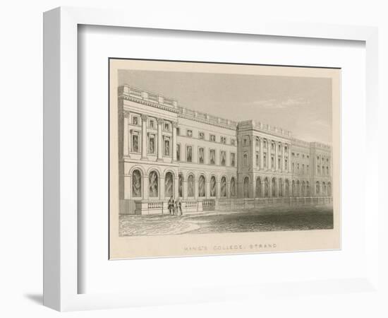 King's College, Strand-null-Framed Giclee Print