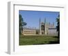 King's College, Taken From the Backs, Cambridge, Cambridgeshire, England, United Kingdom, Europe-null-Framed Photographic Print