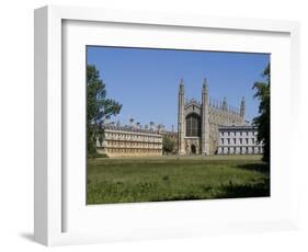 King's College, Taken From the Backs, Cambridge, Cambridgeshire, England, United Kingdom, Europe-null-Framed Photographic Print