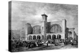 King's Cross Station, C.1852-English School-Stretched Canvas