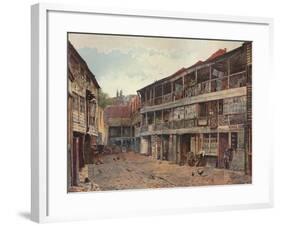 King's Head Inn and King's Head Inn Yard, Borough High Street, Southwark, London, 1879-John Crowther-Framed Giclee Print