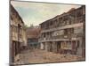 King's Head Inn and King's Head Inn Yard, Borough High Street, Southwark, London, 1879-John Crowther-Mounted Giclee Print