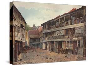 King's Head Inn and King's Head Inn Yard, Borough High Street, Southwark, London, 1879-John Crowther-Stretched Canvas