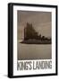 King's Landing Retro Travel-null-Framed Premium Giclee Print