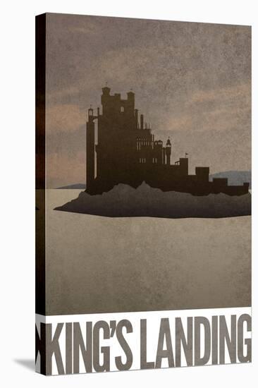 King's Landing Retro Travel-null-Stretched Canvas