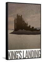 King's Landing Retro Travel-null-Framed Stretched Canvas