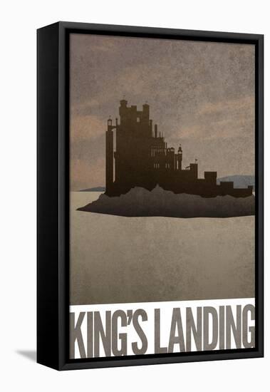 King's Landing Retro Travel-null-Framed Stretched Canvas