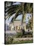 King's Royal Palace Viewed through Palm Tree, Fes, Morocco-Merrill Images-Stretched Canvas
