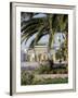 King's Royal Palace Viewed through Palm Tree, Fes, Morocco-Merrill Images-Framed Photographic Print