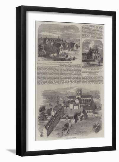 King's School in Sherbourne-null-Framed Giclee Print