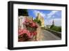 King's Tower with Parish Church of Saint-Emilion, Department Gironde, Aquitaine, France-null-Framed Art Print