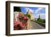 King's Tower with Parish Church of Saint-Emilion, Department Gironde, Aquitaine, France-null-Framed Art Print