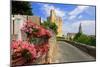 King's Tower with Parish Church of Saint-Emilion, Department Gironde, Aquitaine, France-null-Mounted Art Print