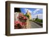King's Tower with Parish Church of Saint-Emilion, Department Gironde, Aquitaine, France-null-Framed Art Print