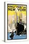 King's Views of New York-H.p. Junker-Stretched Canvas